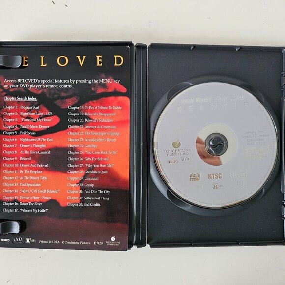 Beloved DVD Widescreen 1998 - Oprah Winfrey, Danny Glover - Picture 2 of 3